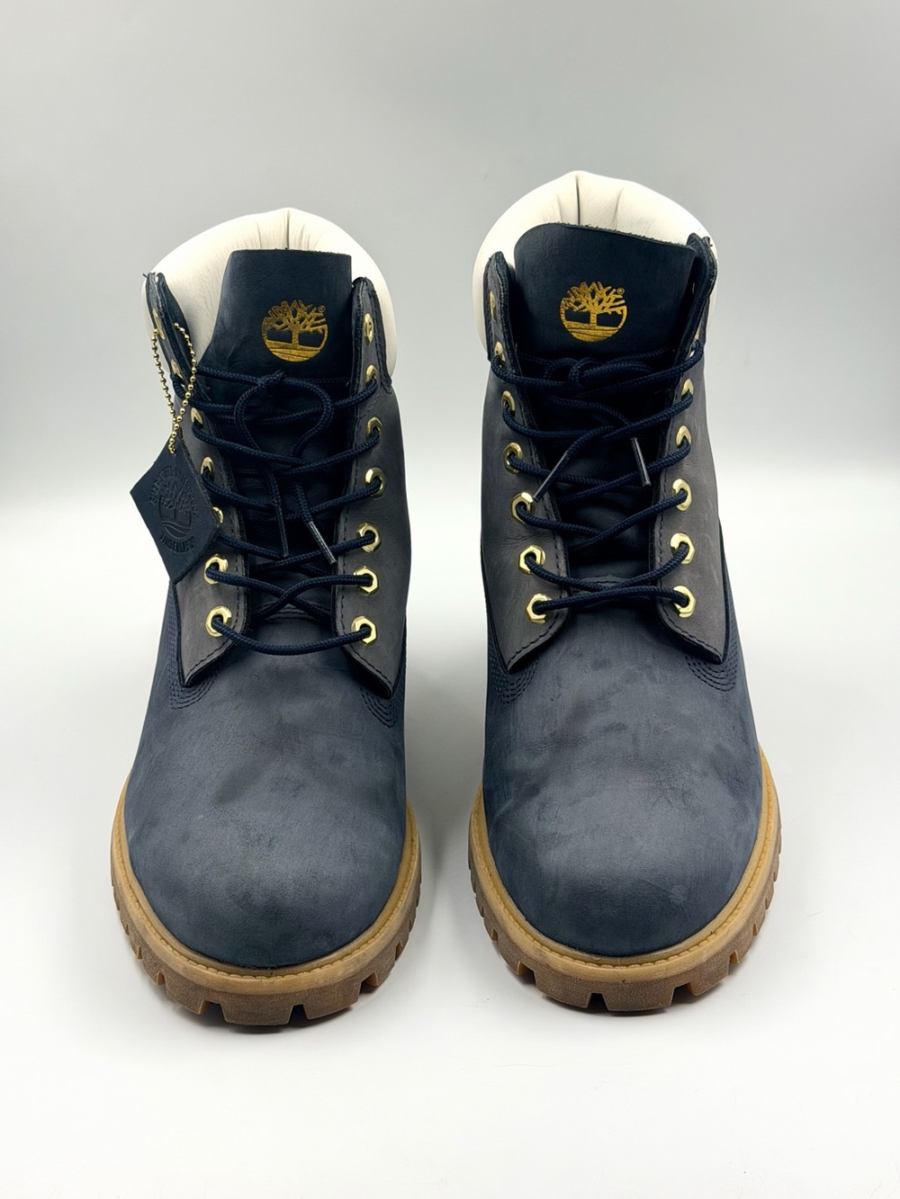 Timberland Premium Navy Suede Leather Upper Boots A18OE 5040 - Picture 2 of 9